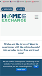 Mobile Screenshot of homeexchange50plus.com